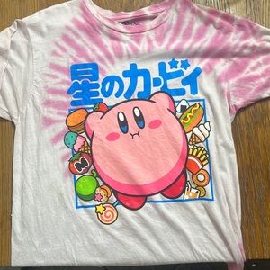 I am selling a pink Kirby shirt!